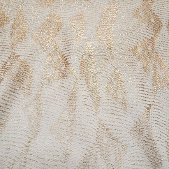 Zara white and gold top size Small - Picture 5 of 5